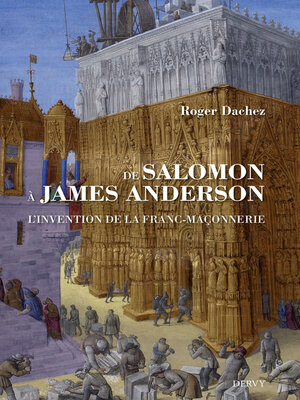 cover image of De Salomon à James Anderson--L'invention de la franc-maçonnerie